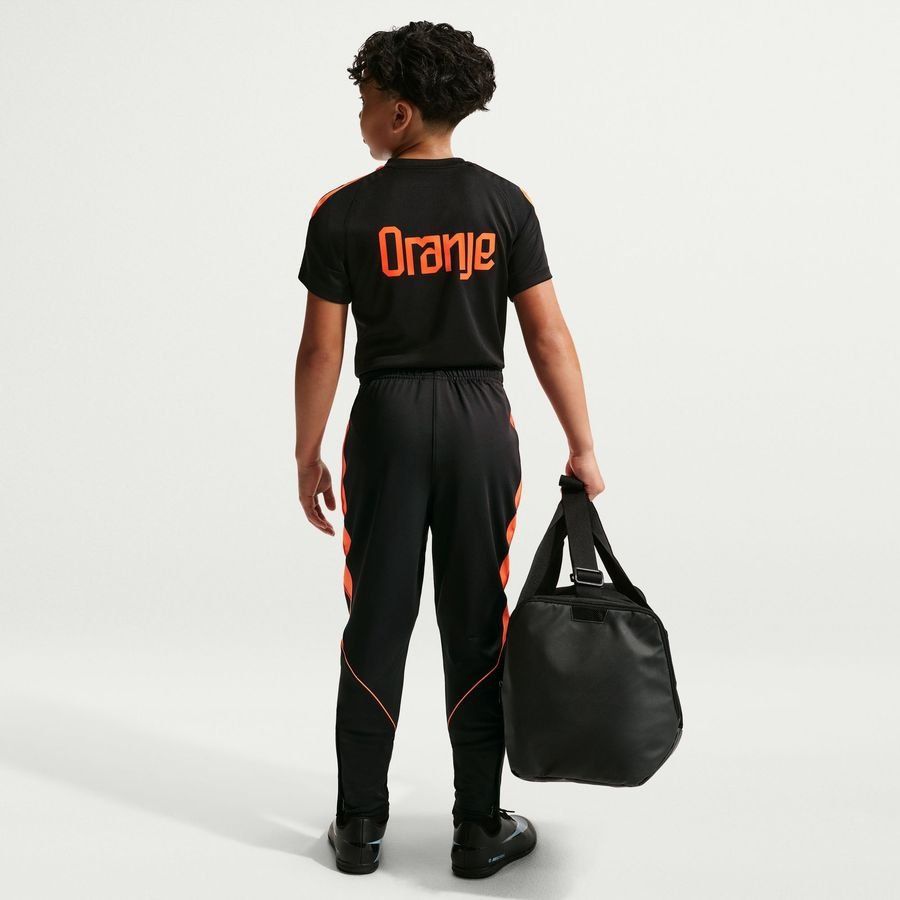 Holland Training Trousers Dri-FIT Strike World Cup 2026 - Black/Hyper Crimson Kids