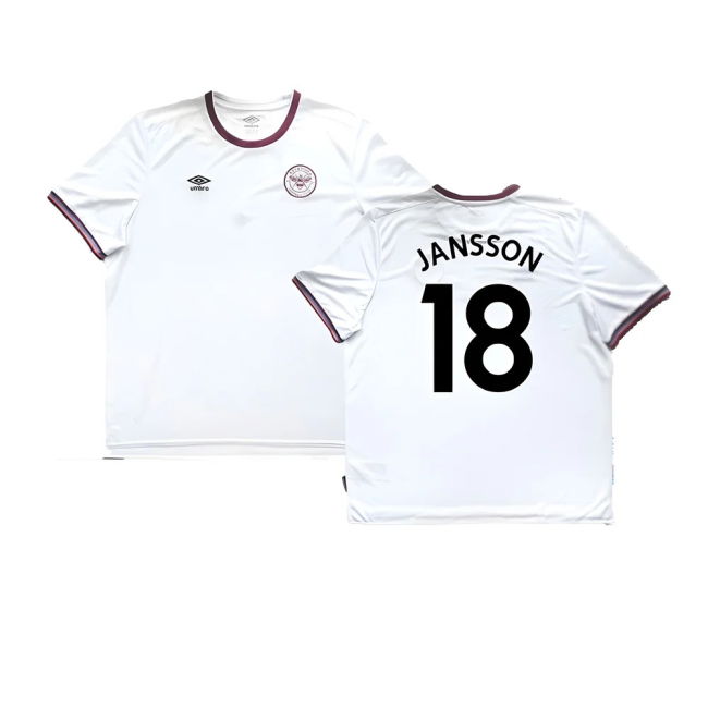 Brentford 2021-22 Third Shirt ((Excellent) 3XL) (JANSSON 18)