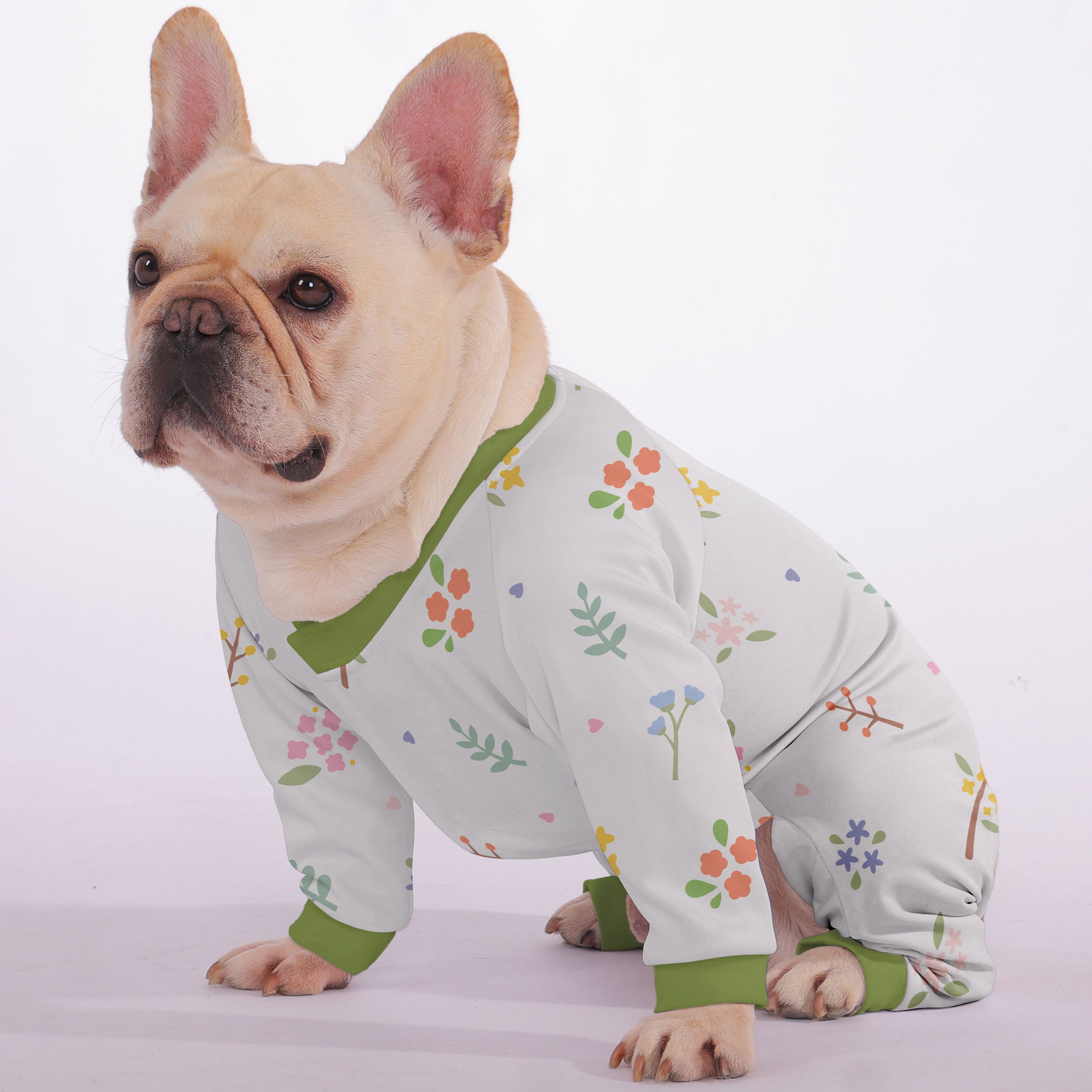 Durable Comfortable Aspen - Warm Frenchie Pajama Indoor Use