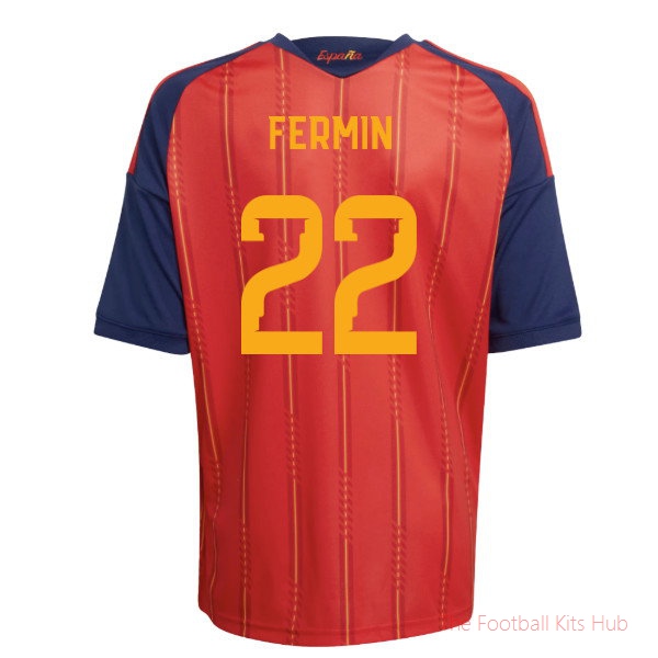 2026-2027 Spain Home Shirt (Kids) (Fermin 22)