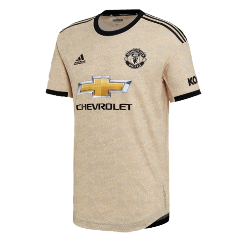 19-20 Manchester United Away khaki Soccer Jersey Shirt - Official