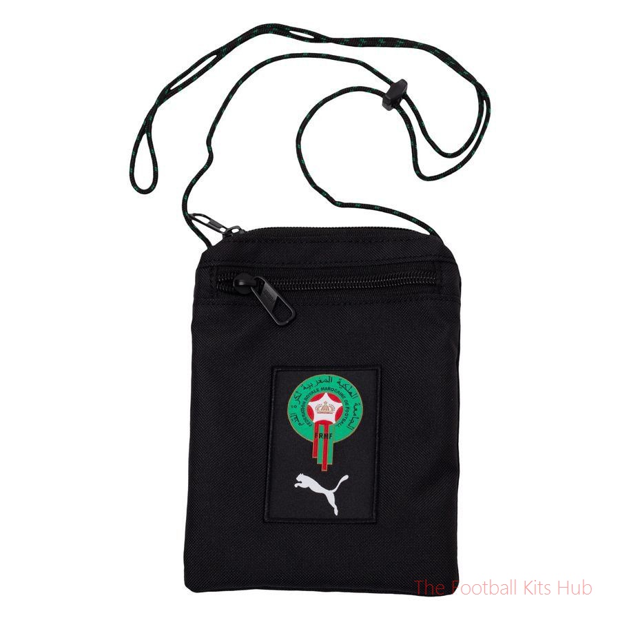 Morocco Crossbody Shoulder Bag - PUMA Black/Power Green