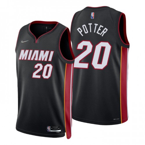 Nike Heat Black Miami Heat #20 Jersey - Value-Priced Game Day Wear