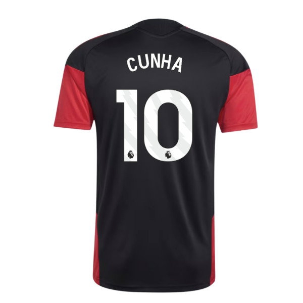 [FJH] 2026-2027 Man Utd Training Jersey (Black) (Cunha 10)