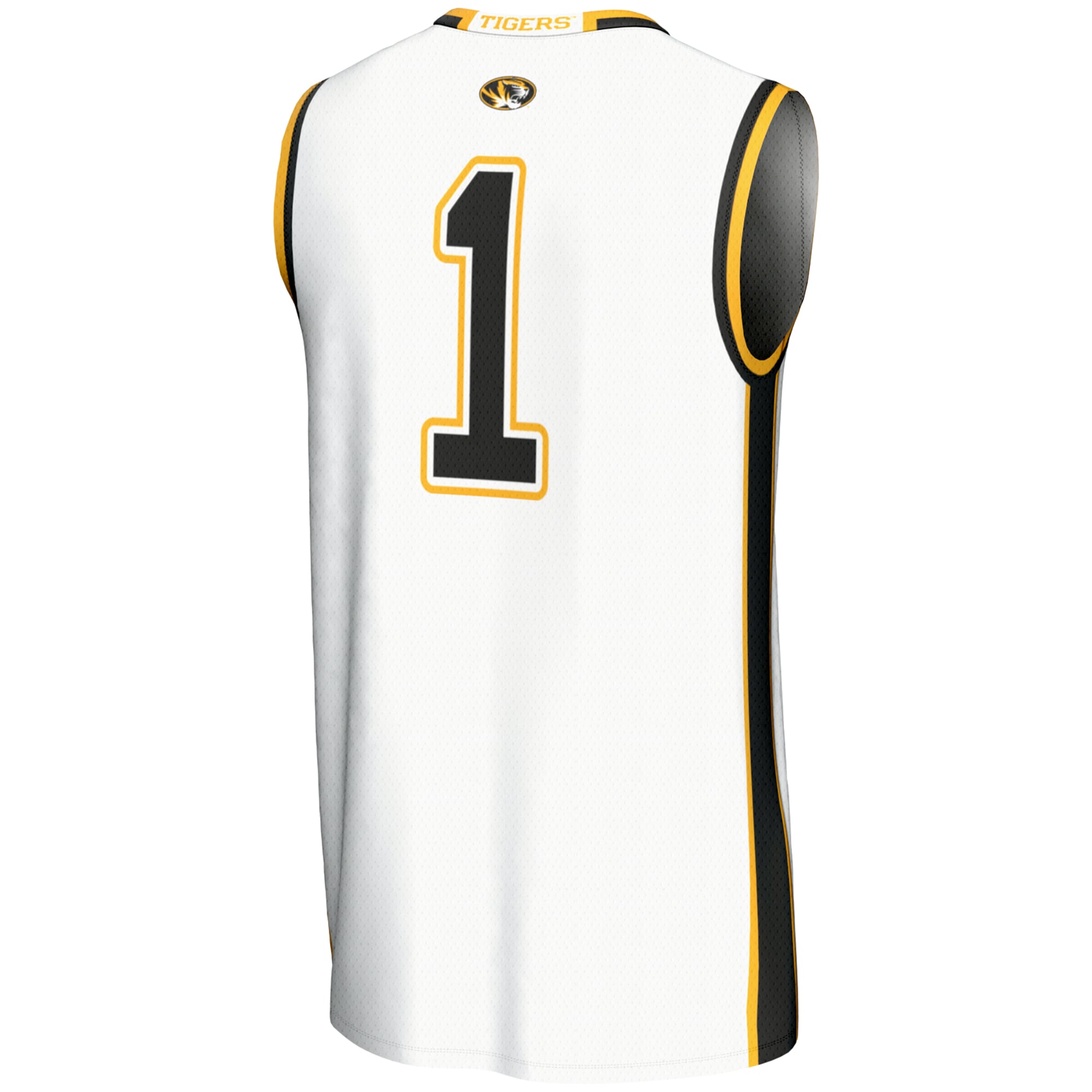 #1 Missouri Tigers GameDay Greats Youth Lightweight Basketball Jersey - White