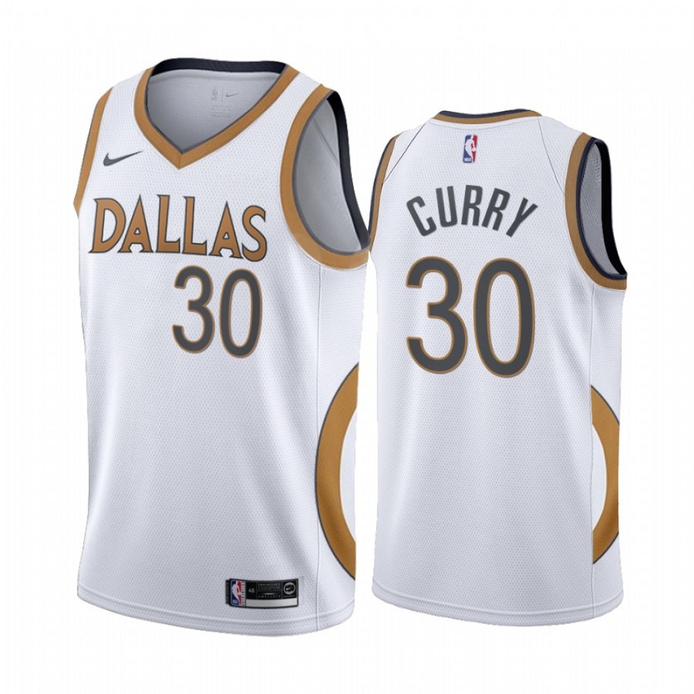 High-Quality Dallas Mavericks 30 Jersey White City Edition - NBA Collection