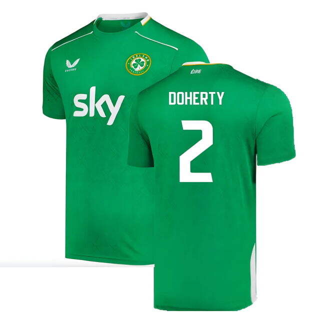 Minimalist 2024-2025 Republic of Ireland Pro Home Shirt (Doherty 2) Fashionable