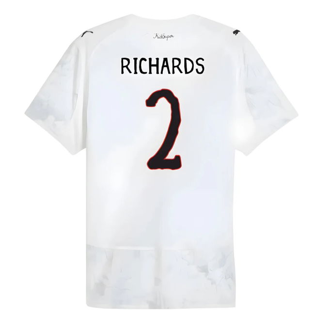 2025-2026 KIDSUPER x Manchester City CWC Authentic Shirt (White) (Richards 2)