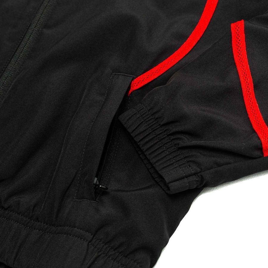 Milan Travel Jacket Pre Match Woven Anthem Puma Jet Black/for All Time