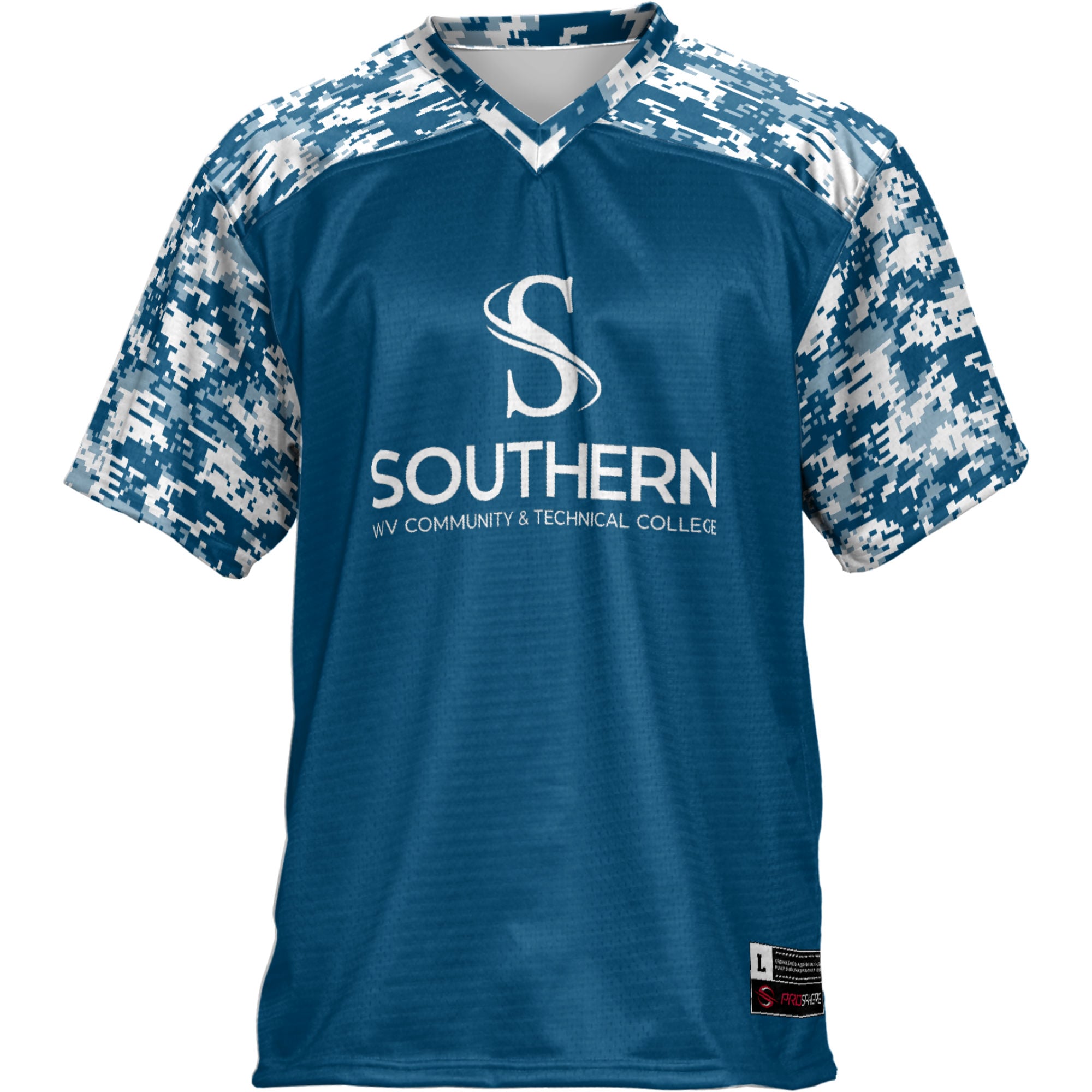 Youth Blue Southern West Virginia Community and Technical College Football Jersey