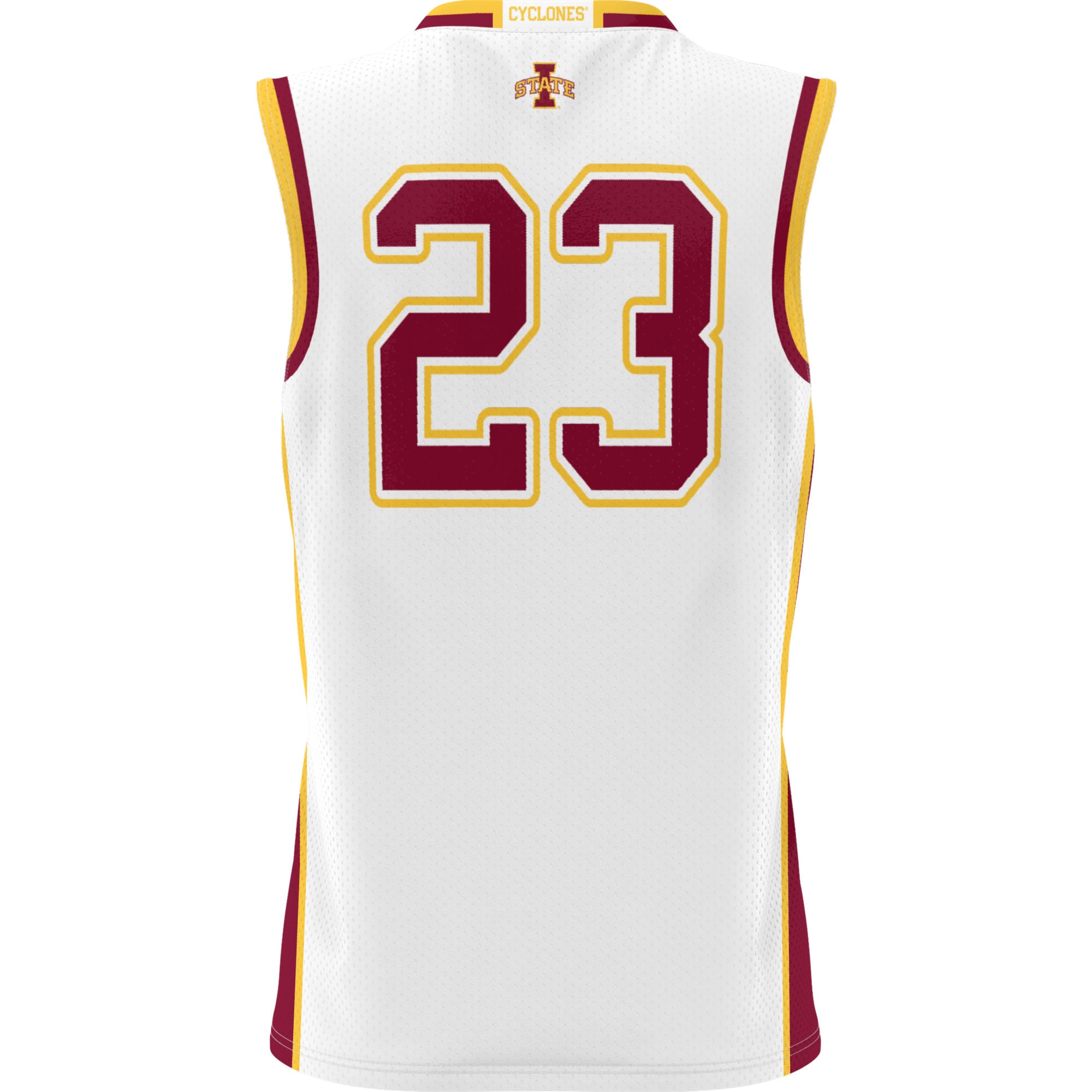 #23 Iowa State Cyclones GameDay Greats Unisex Lightweight Basketball Jersey - White