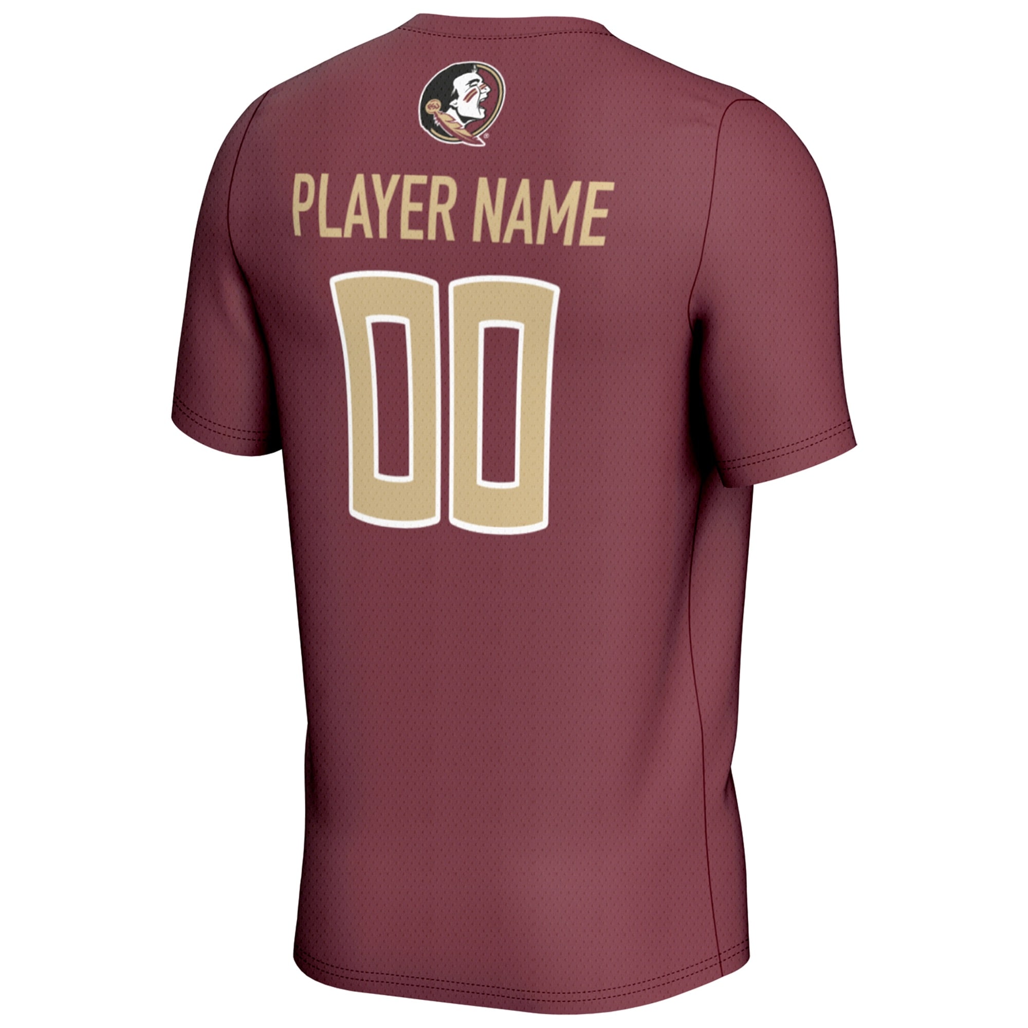 [NJP] Florida State Seminoles GameDay Greats Unisex NIL Pick-A-Player Lightweight Collegiate Soccer Fashion Jersey - Garnet