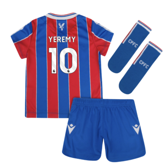 Crystal Palace Home Infant Kit 2025-2026 Match Day Jersey