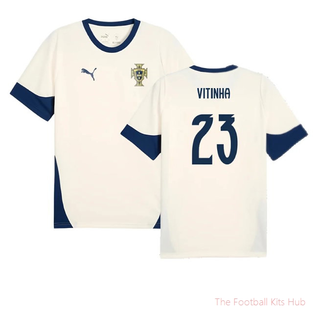 [LK] 2025/26 Portugal Training Jersey (Sugared Almond) (Vitinha 23)