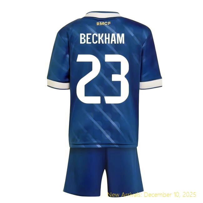 2025-2026 Real Madrid RM Elite Third Youth Kit (Beckham 23) - Best