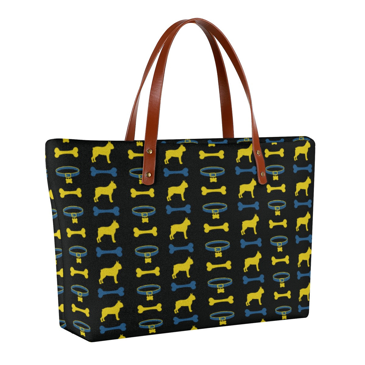 Durable Gus- Women's Tote Bag For Boston Terrier Lovers for Dog Owners