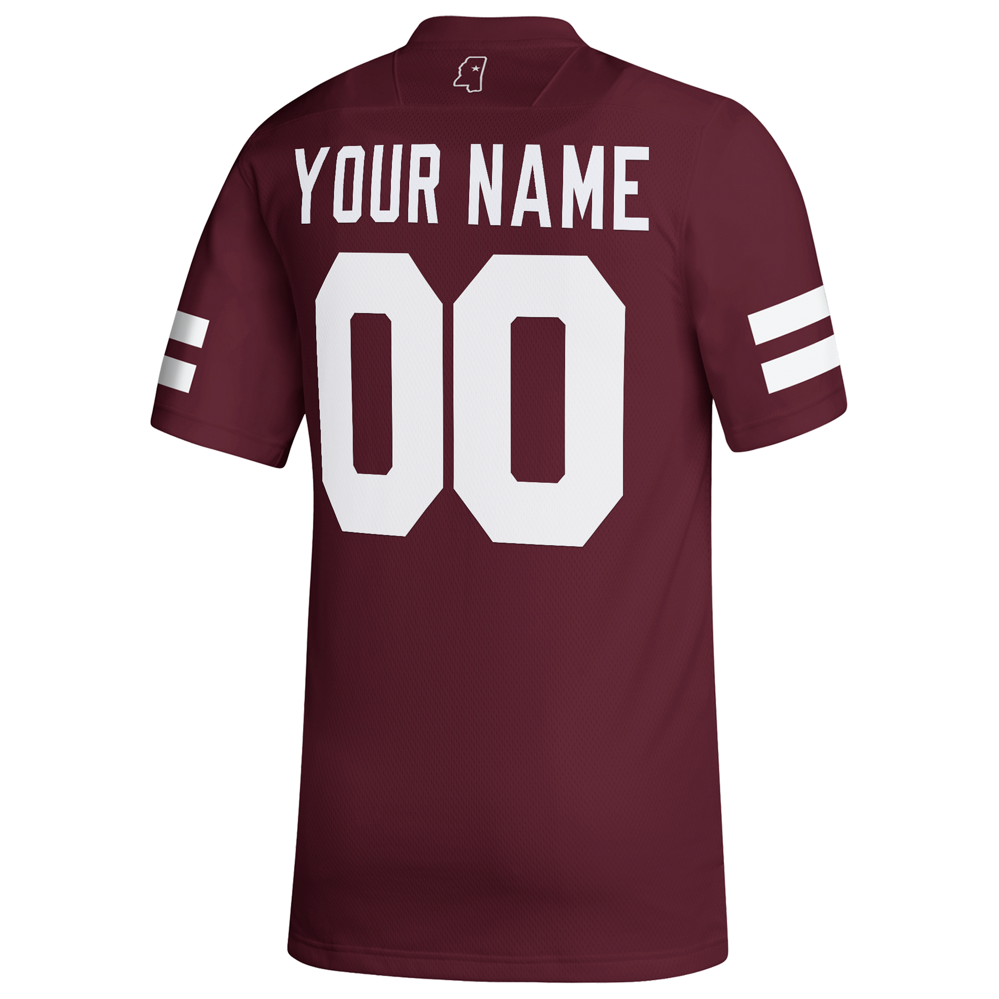 Mississippi State Bulldogs adidas Replica Custom Jersey - Maroon