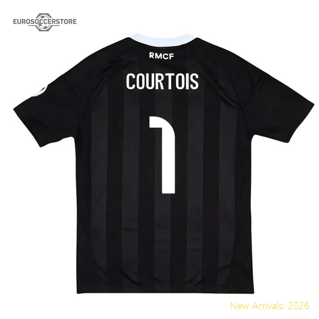 High-quality Youth Football Team Courtois Jersey 2025-2026 Breathable