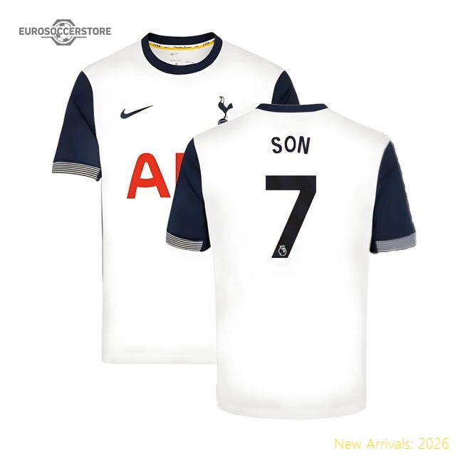 Authentic 2024-2025 Tottenham Hotspur Home Shirt (son 7) - Premium