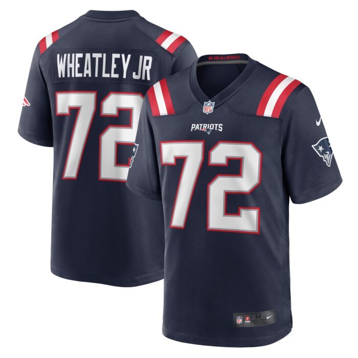Men's New England Patriots Tyrone Wheatley Nike Navy Team ...
