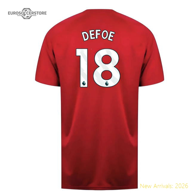 Sunderland Poly T-Shirt Red Defoe 18 2025-2026 Season Collection