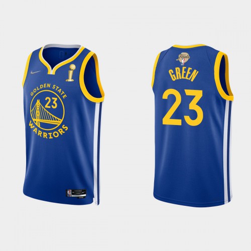 Nike Warriors Blue Draymond Green #23 Jersey - NBA Fan Apparel