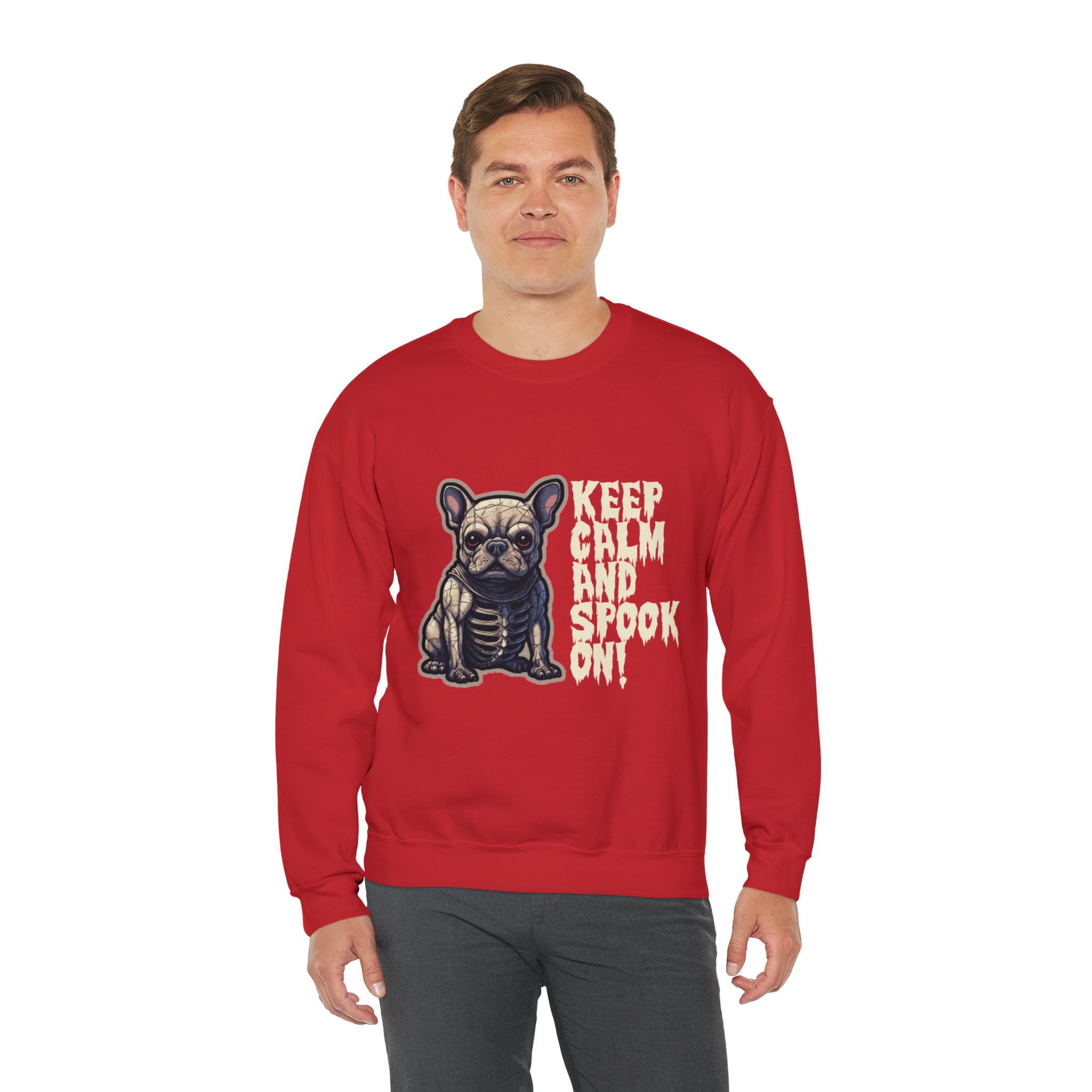 Themed Calm And Spook On Halloween Unisex Sweatshirt Everyday Use