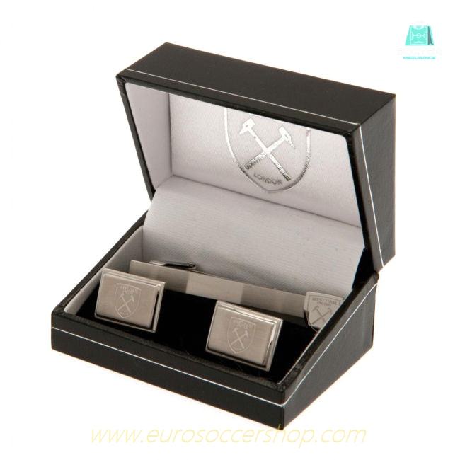 West Ham United FC Tie Slide & Cufflink Set
