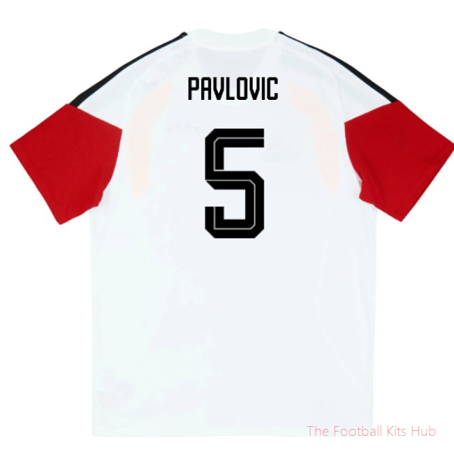 2026-2027 Germany Training Tee (White) - Kids (Pavlovic 5)