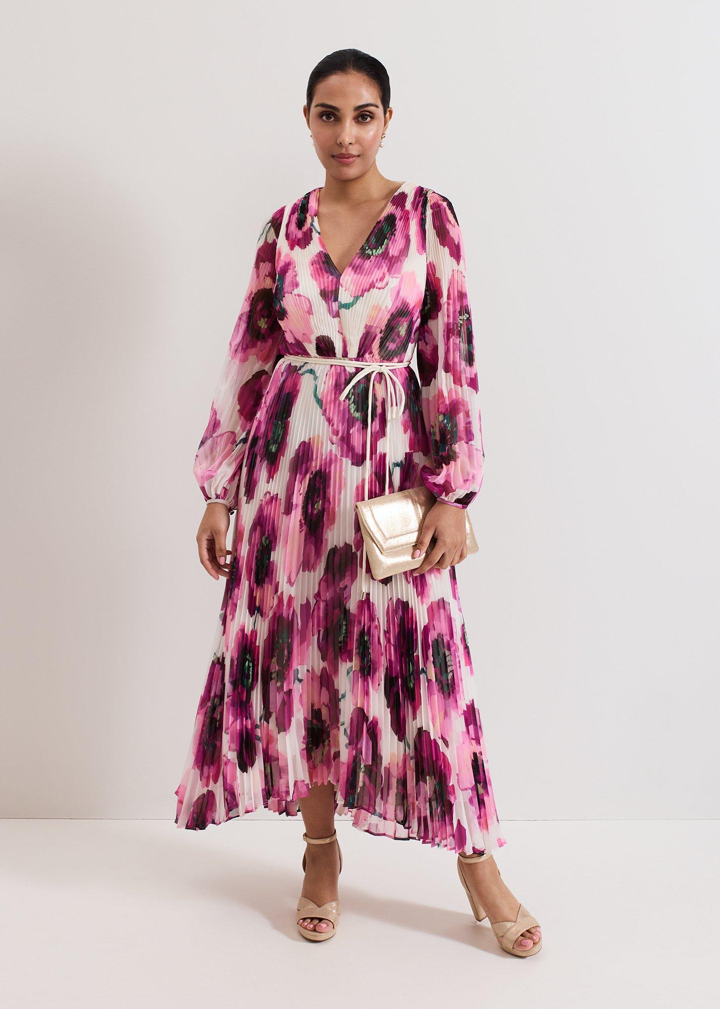 Petite Natalia Floral Print Maxi Dress