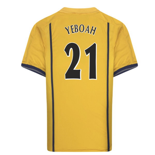 [DDJ] 2001 Leeds United Retro Shirt Away Uniform (Yeboah 21)