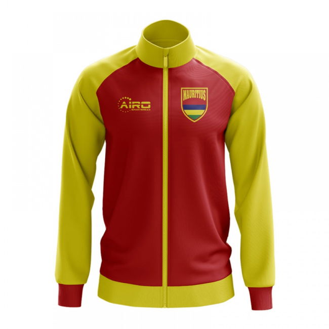 Premium-Quality Mauritius Concept Football Track Jacket (Red)