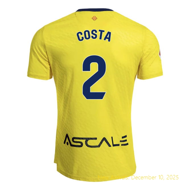 Official Villarreal 2025-2026 Home - Barca - La Liga - Professional