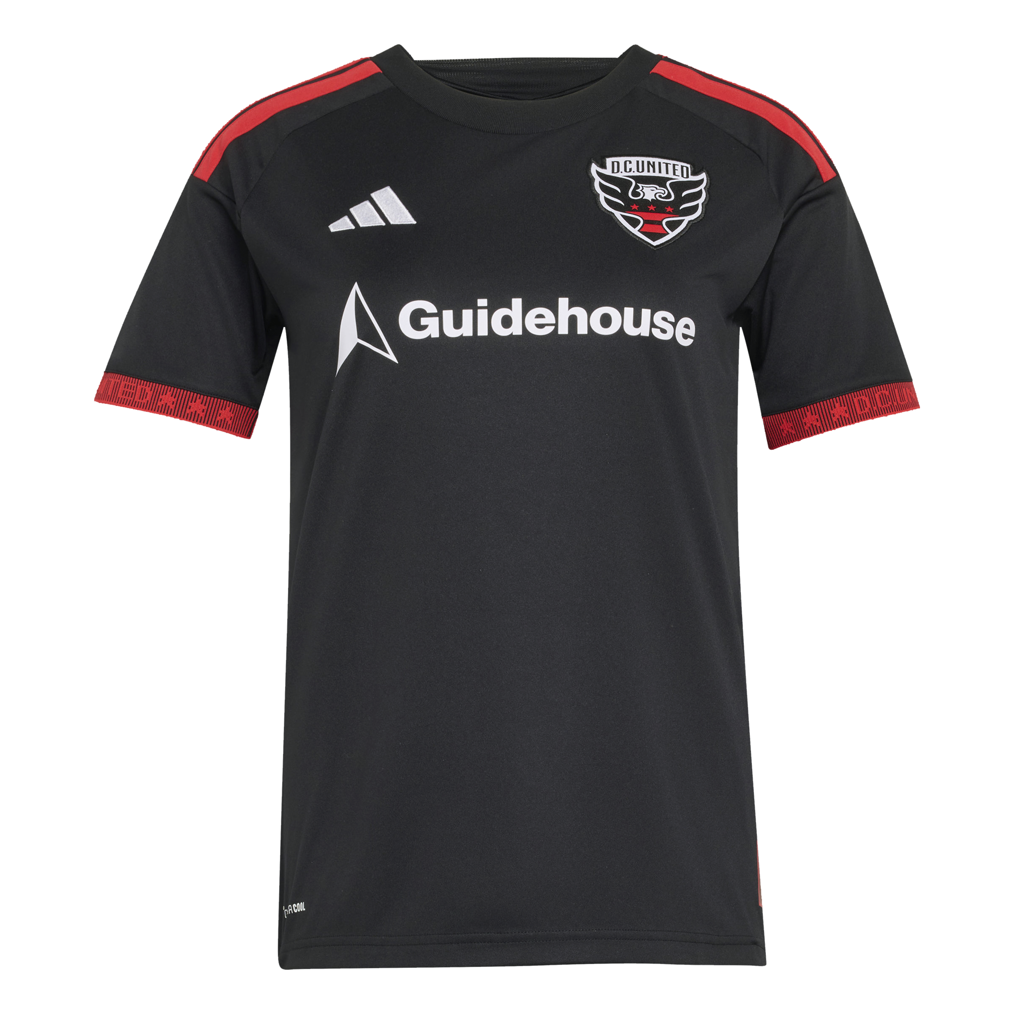 [JED] Tai Baribo D.C. United Women's 2026 Black-and-Red Kit Replica Jersey - Black