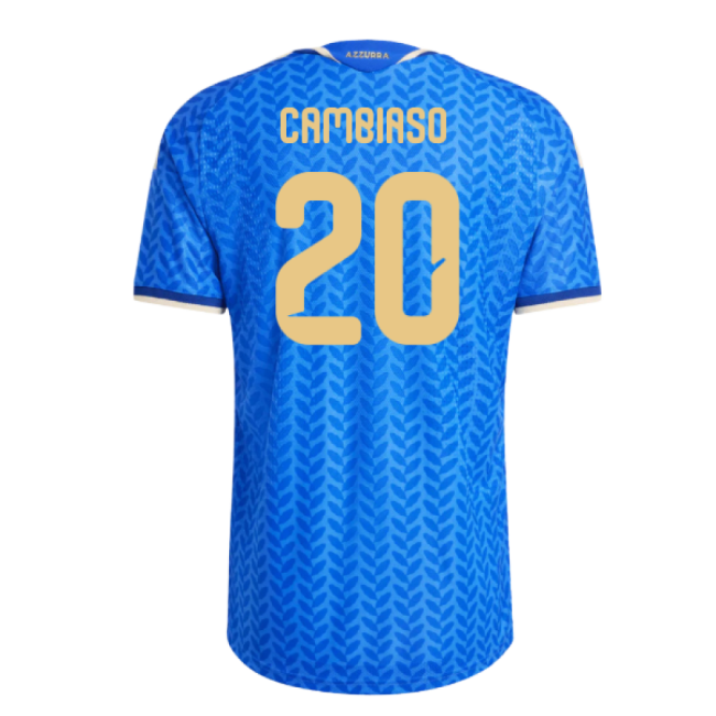 2026-2027 Italy Authentic Home Shirt (Cambiaso 20) Official