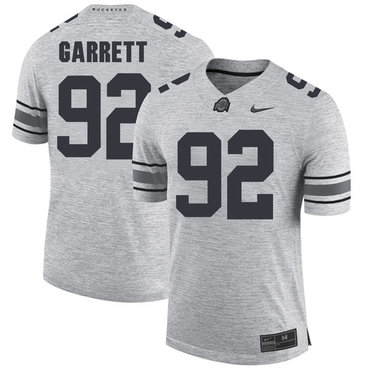 Men's OSU Ohio Gray 2024 alternate jersey Haskell Garrett #92 match