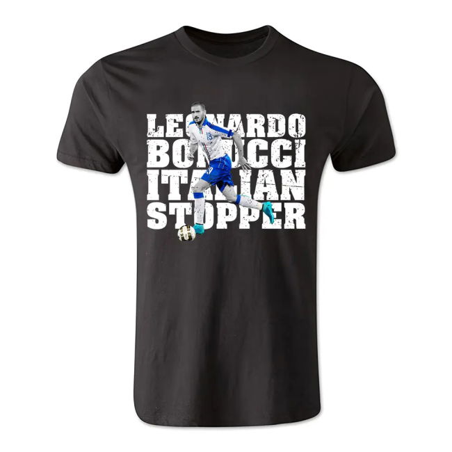 Leonardo Bonucci Italian Stopper T-Shirt (Black) - Kids