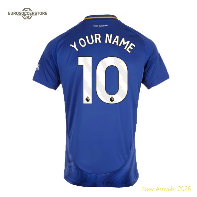 Leicester City Children 2024 Home Jersey Shirt Football Fan Football Fan Game Day Match Day Essential