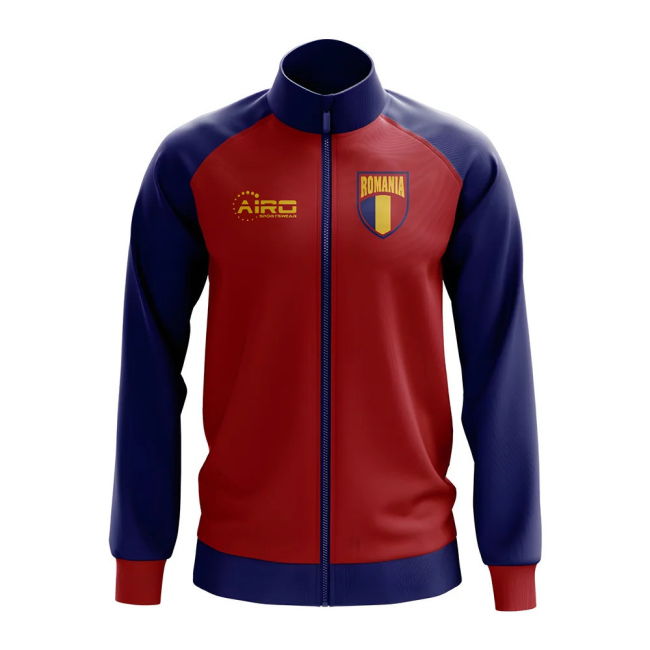 Romania Concept Football Track Jacket (Red) Performance