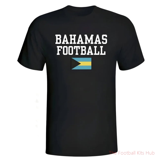 Men Bahamas Football T-Shirt - Black