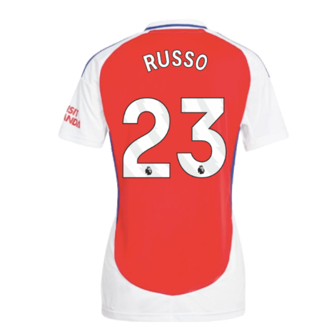 Arsenal Home Football Jersey 2024-20 Russo 23 L M Women S