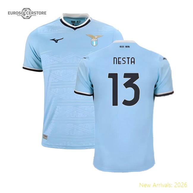 Best-Selling Genuine 2024-2025 Lazio Home Shirt (Nesta 13)