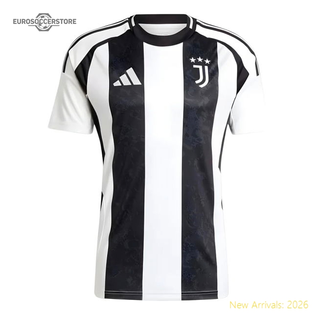 Juventus 2024 Home Jersey Shirt Football Fan Apparel For Football Supporter Collection