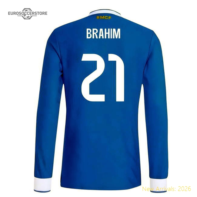 Trending 2025-2026 Real Madrid Authentic Long Sleeve Third Shirt (Brahim