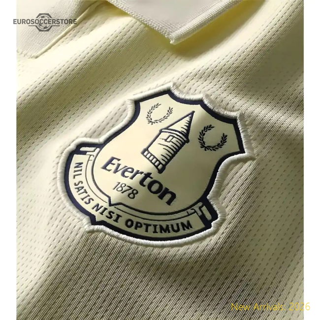Everton Away Kit 2025-2026 Stadium Wear Jersey Supporter Exclusive
