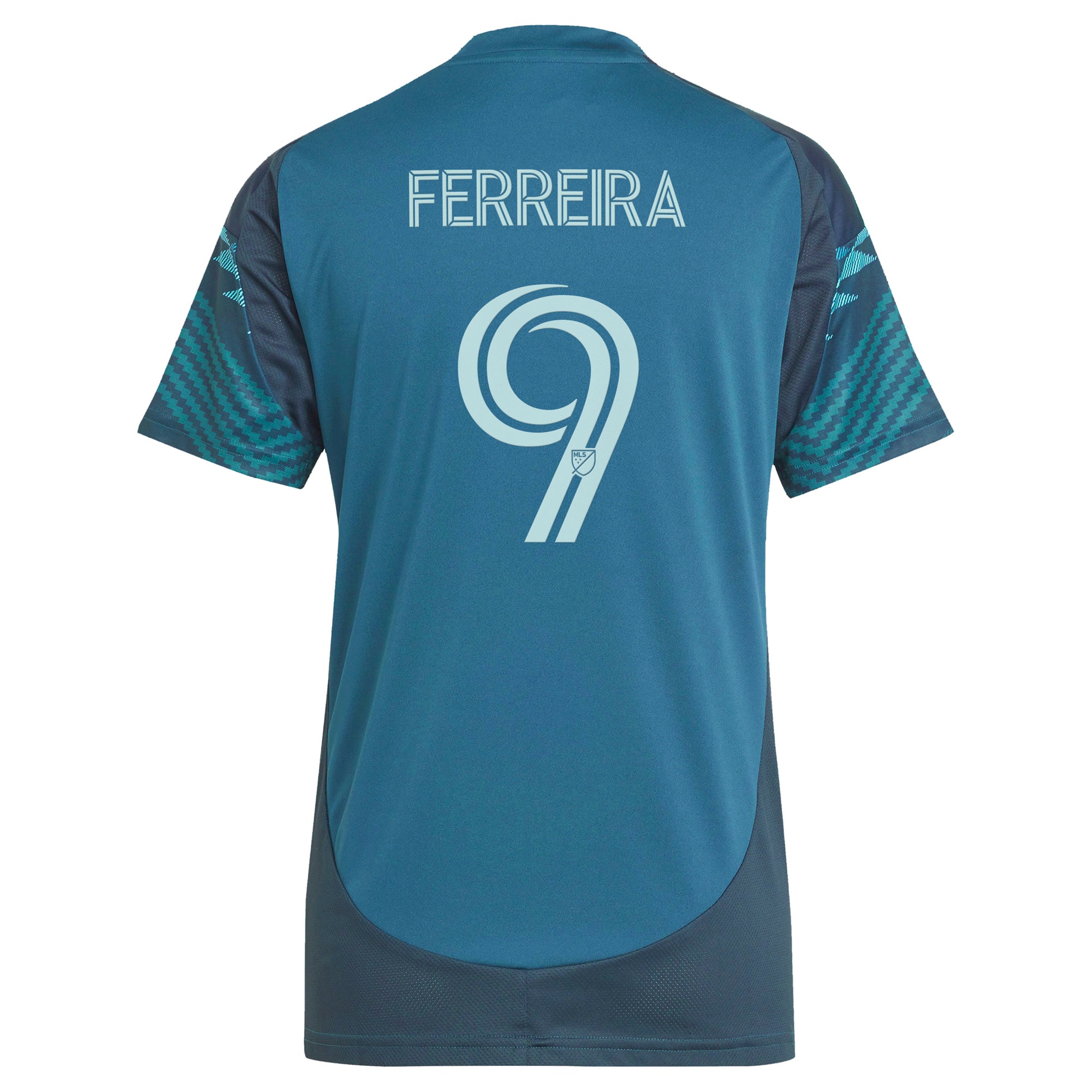 [SJH] Jesus Ferreira Seattle Sounders FC Women's 2025 The Salish Sea Kit Replica Player Jersey - Blue