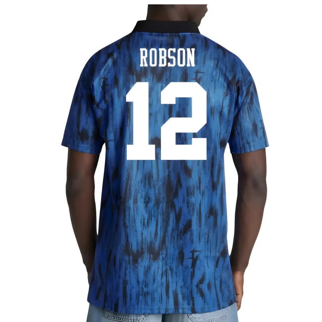 Authentic Football Man Utd Away Retro Shirt Robson #12 Authentic D...