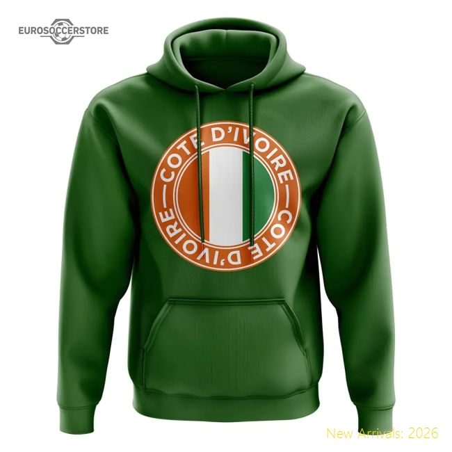 Côte d’Ivoire Football Badge Hoodie (Green)