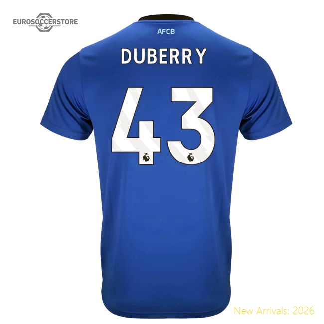 Bournemouth Away Kit 2025-2026 Fan Wear Jersey Game Ready