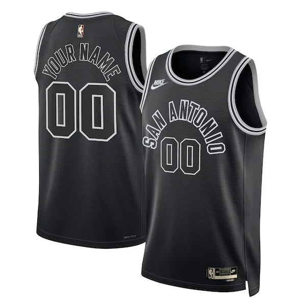 San Antonio SAS Swingman Jersey - top-tier NBA - Black workout